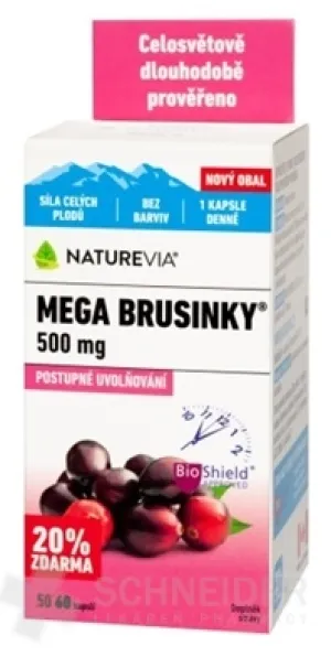 SWISS NATUREVIA MEGA CRANBERRIES 500 mg