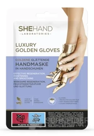 SheHand LUXURY GOLDEN Goldene, weichmachende Handschuhe