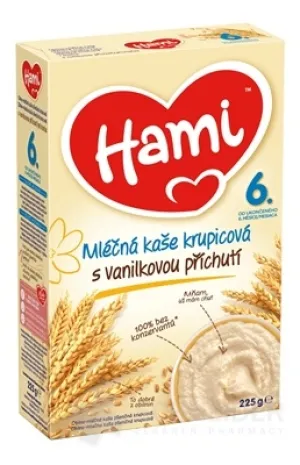 Hami-Grießmilchbrei mit Vanillegeschmack