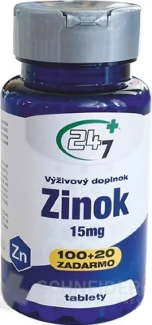 24/7 Plus Zinok15 mg