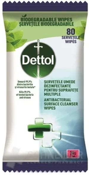 Antibakterielle Tücher von Dettol für Oberflächen