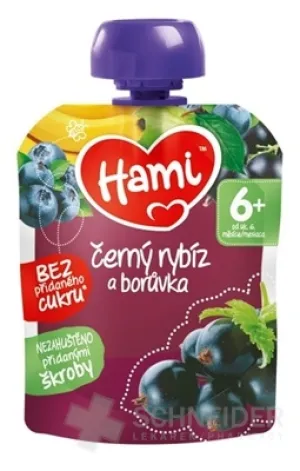 Hami-Fruchtbeutel Schwarze Johannisbeere und Blaubeere