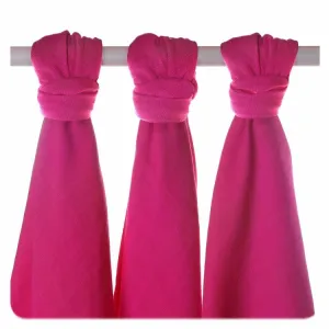 XKKO BMB Bambuswindel Farben 70x70 - Magenta (3 Stück)