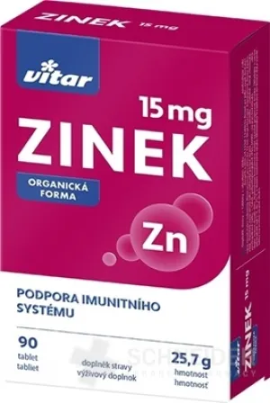 VITAR Zink 15 mg