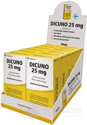 DICUNO 25 mg Filmtabletten ANZEIGE