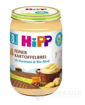 HiPP Beilage BIO Sanftes Kartoffelpüree mit Karotten