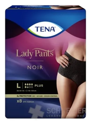 TENA Lady Pants PLUS SCHWARZ GROSS