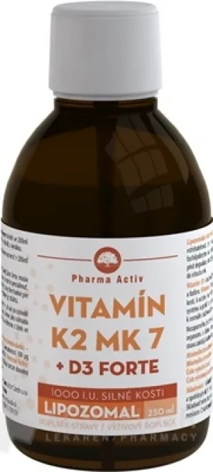 Pharma Activ LIPOSOMAL Vitamin K2 MK7+D3 1000 IE
