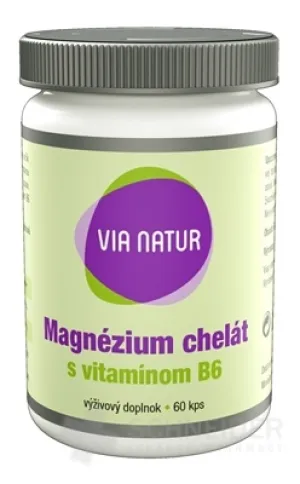 VIA NATUR Magnesiumchelat mit Vitamin B6