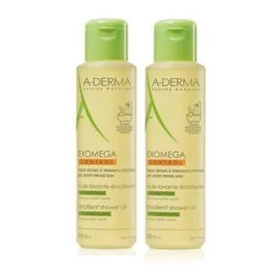 A-Derma Exomega Control Emollient Duschöl 2x500ml