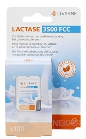 LIVSANE Laktasetabletten 3500 FCC