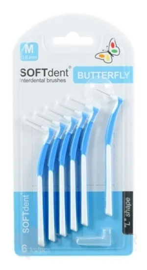 Interdentalbürsten SOFTdent Butterfly M 0,6 mm