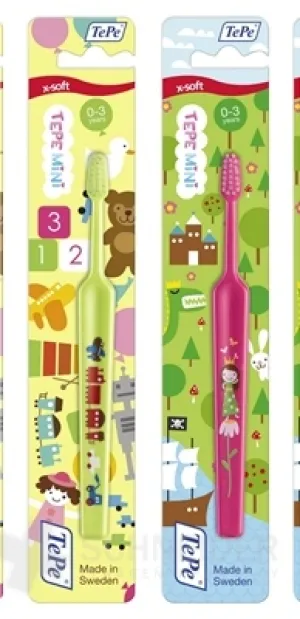 TePe MINI x-soft Zahnbürste mit Aufdruck