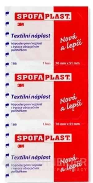 3M SPOFAPLAST Nr. 166 Textilpflaster