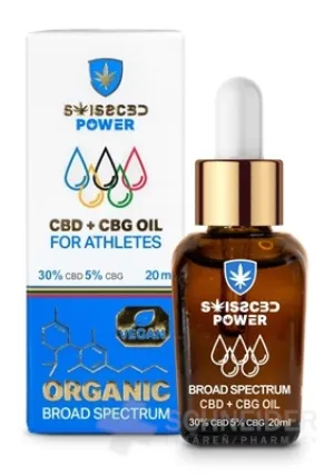 SwissCBDpower CBD 30 % + CBG 5 % ÖL für Sportler