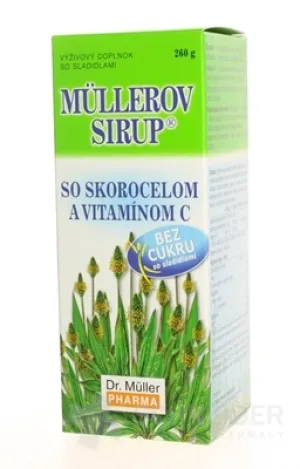 Müller-Sirup mit Scorocel und Vit. C