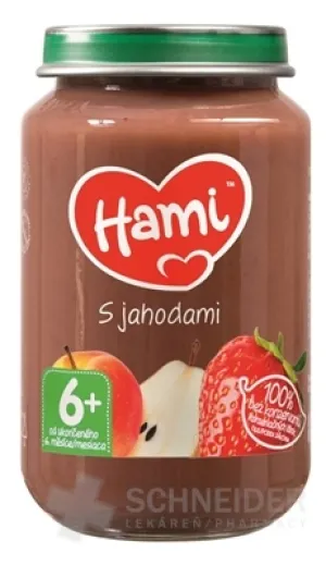 Hami-Fruchtbeilage mit Erdbeeren