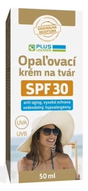 PLUS PHARMACY Sonnenschutz-Gesichtscreme LSF 30
