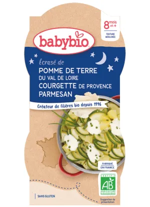 BabyBIO Kartoffeln Zucchini Crème Fraiche und Parmesan
