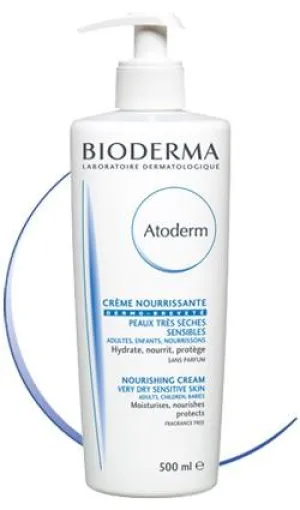 Bioderma Atoderm Creme nährende und feuchtigkeitsspendende Körpercreme 1+1 Gratis