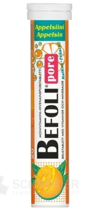 Vitabalans BEFOLI Orange Brausetablette