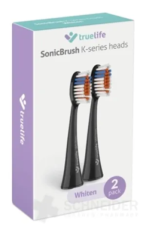 Die Köpfe der TrueLife SonicBrush K-Serie werden schwarz