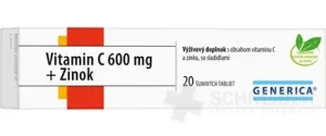 GENERICA Vitamin C 600 mg + Zink