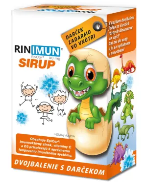 Rinimun Sirup Doppelpack mit Dinosaurier 2 x 120 ml