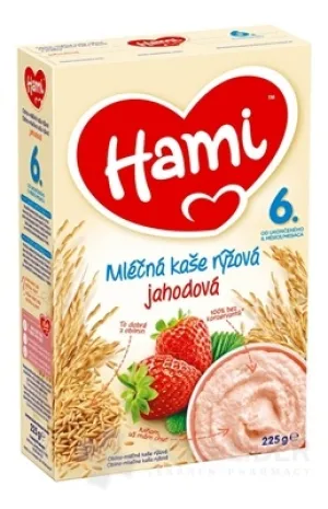 Hami-Milchbrei mit Reis und Erdbeere