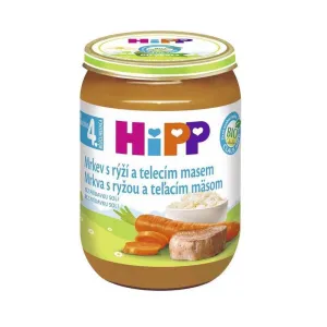 HiPP Beilage Karotte mit Reis und Kalbfleisch