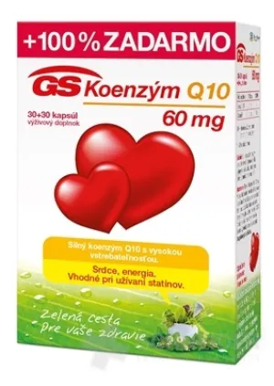 GS Coenzym Q10 60 mg, cps. 30+30 NEU