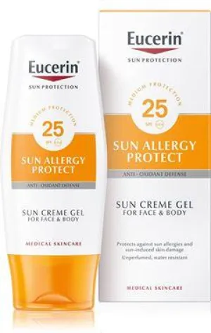 Eucerin Schutzcreme-Gel gegen Sonnenallergie LSF 25 150 ml