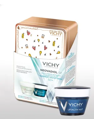 Vichy Neovadiol Gf Wiederherstellung der Hautdichte, Weihnachtspaket + Geschenk Vichy Liftactiv Nachtcreme