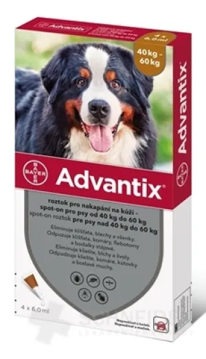 Advantix Spot-on präpsychologisch für 40 bis 60 kg