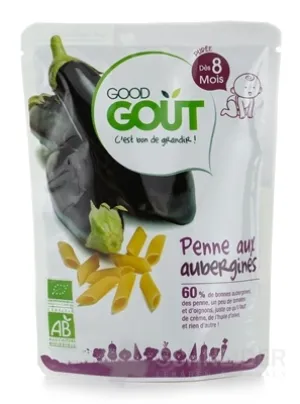 Gute Gicht-BIO-Pasta mit Auberginen