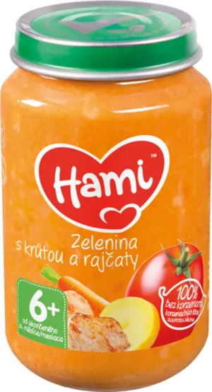 Hami-Beilage Gemüse mit Truthahn und Tomaten