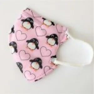 FFP2-Atemschutzmaske für Kinder und Mädchen mit Pinguinen