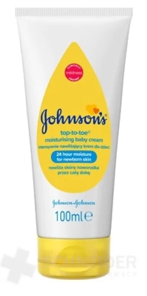 Johnson's feuchtigkeitsspendende Körper- und Gesichtscreme für Kinder