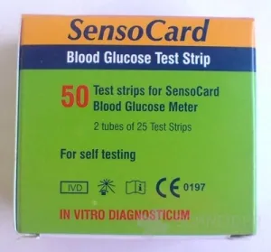 SENSOCARD PLUS TESTSTREIFEN
