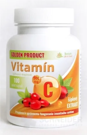 GOLDENES PRODUKT Vitamin C 500 mg + Hagebuttenextrakt