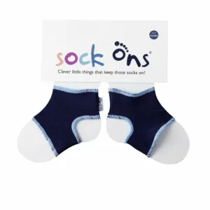 Sock Ons Überzüge für Kindersocken, Marineblau – Größe 6–12 Monate