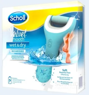 Scholl VS Elektrische Fußfeile im Wasser