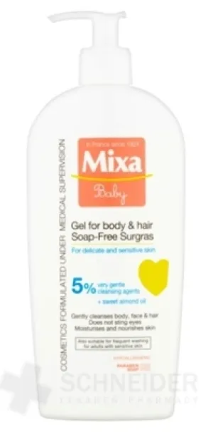 Mixa Baby seifenfreies Surgras-Gel für Körper und Haare