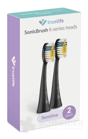 TrueLife SonicBrush K-Serie Köpfe Sensitive Black