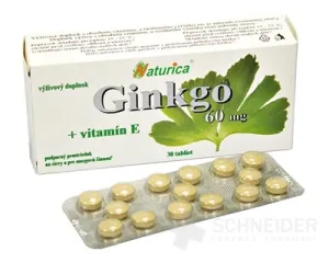 Naturica GINKGO 60 mg + Vitamin E
