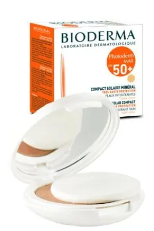 Bioderma Photoderm SPF50+ Kompakt-Make-up für empfindliche Haut, dunkler Farbton