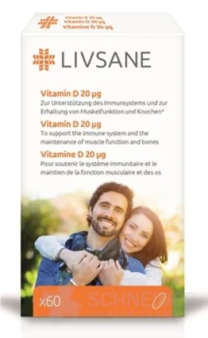 LIVSANE Vitamin D 20 μg