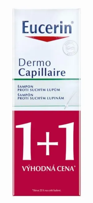 Eucerin Dermocapillaire Shampoo gegen trockene Schuppen 2x250ml