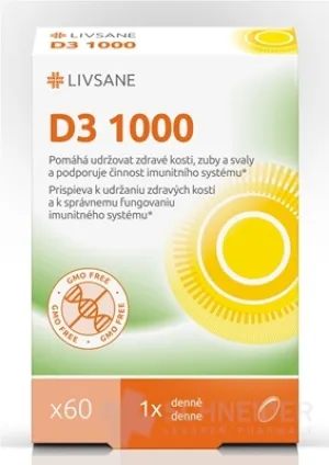 LIVSANE Vitamin D3 1000 IE