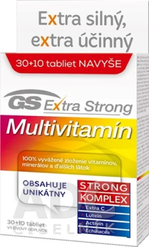 GS Extra Strong Multivitamin, Tab. 30+10 2017